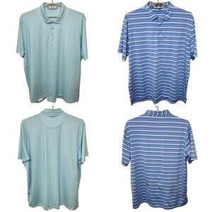Peter Millar Summer Comfort Polo COMBO Classic Fit Performance Golf Size XXL